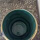Pair of Art Nouveau Cache-Pots in Barbotine - Bird & Ribbon Decor - Fon