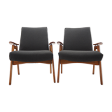 Pair of midcentury armchairs Czechoslovakia 1960s