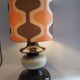 Large ceramic lamp, Germany, 1970s.