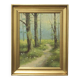 Peinture de cadre doré vintage