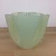 Handkerchief vase Guzzini plexiglass green 70s
