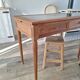 Extendable desk in solid wood in Louis XVI style