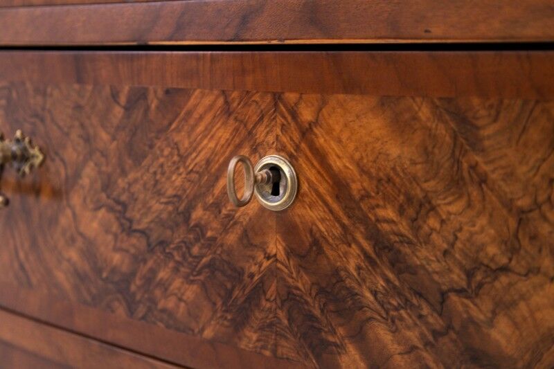 Chest of drawers, Scandinavia, mid-19th century. Antique.