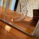 Art Deco sculpted bistro brasserie mirror 1960