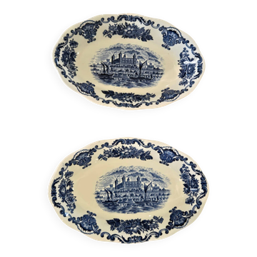 New Oval Dishes Pair Enoch Wedgwood Royal Homes of Britain