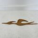 Vintage Teak Wood Wall Bird, 1960s