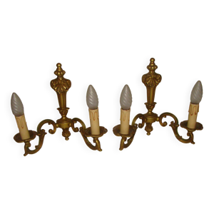 Paire d'applique en bronze - bras