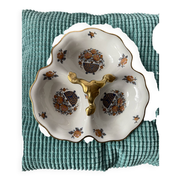 Mendiant plate in porcelain