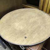 Art Deco aluminum and mirror serving tray