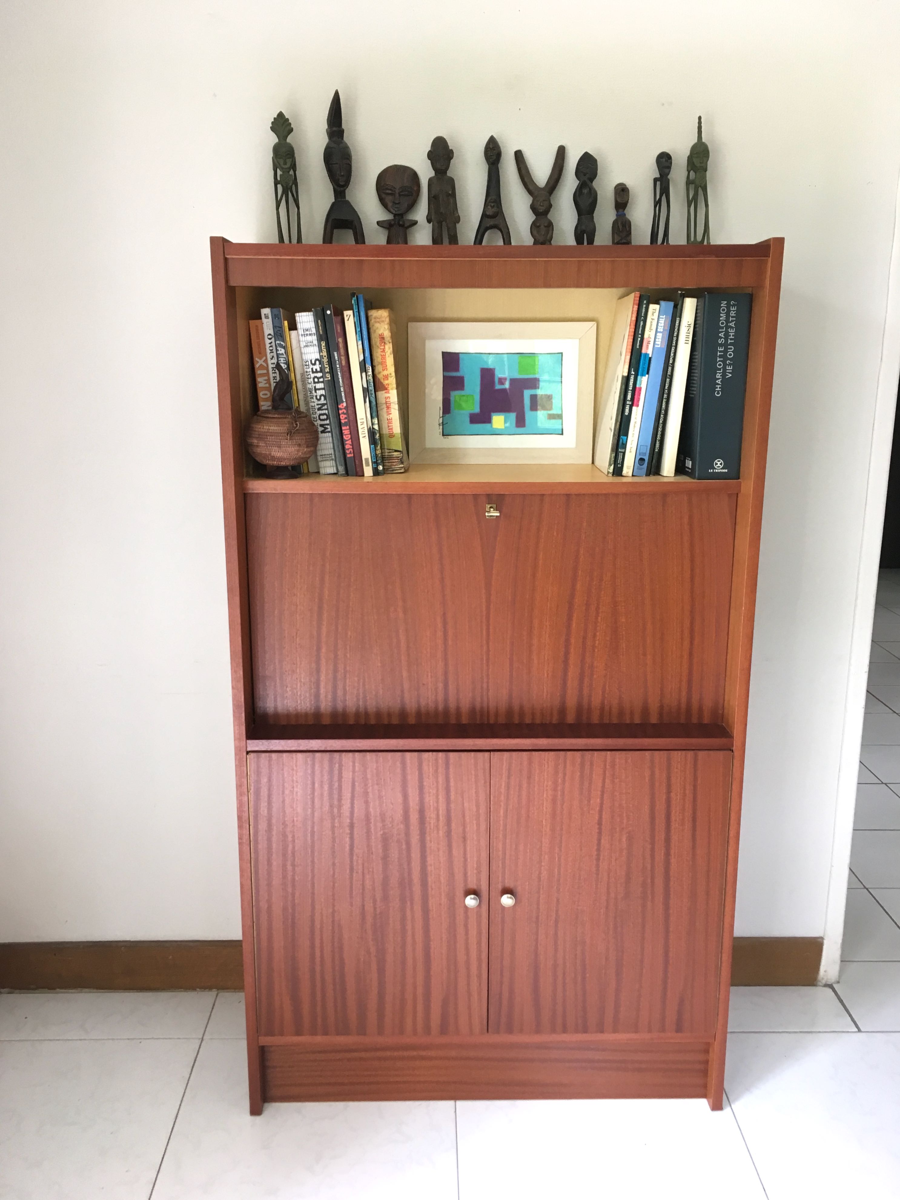 Secrétaire bureau en teck, 1970