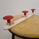 Coat rack with 3 hooks, 1970s