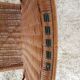 Vintage 50s osier and bamboo armchair