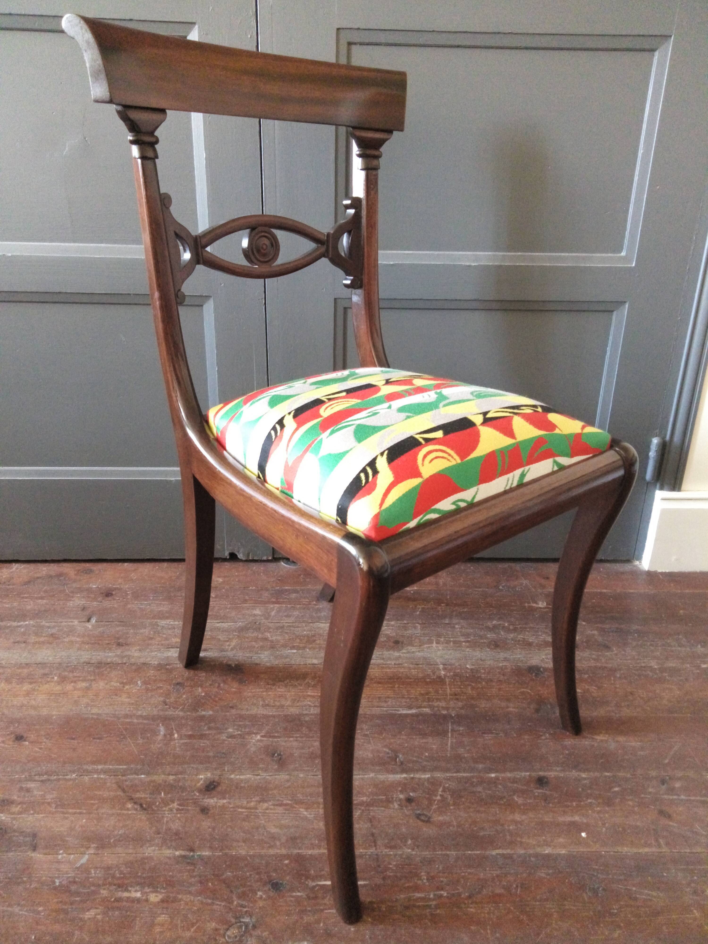 Set of 6 Regency mahogany chairs