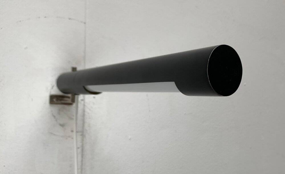 Mid-century minimalist wall lamp by Egon Eiermann for Beisl, 1960s.