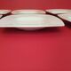 Service 6 square hollow plates porcelain Royal Copenhagen