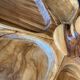 Olive wood appetizer dish