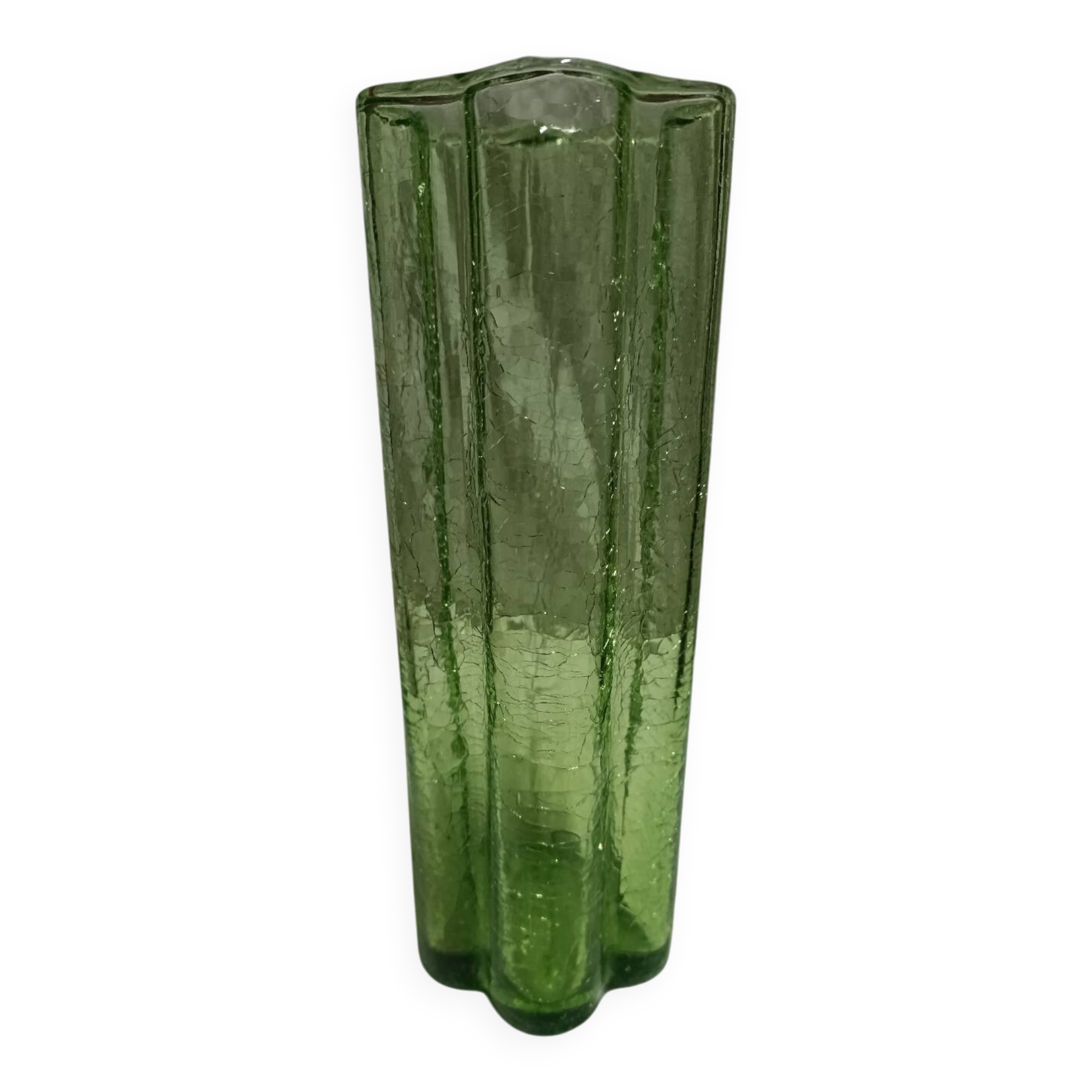 Viennese blown glass vase