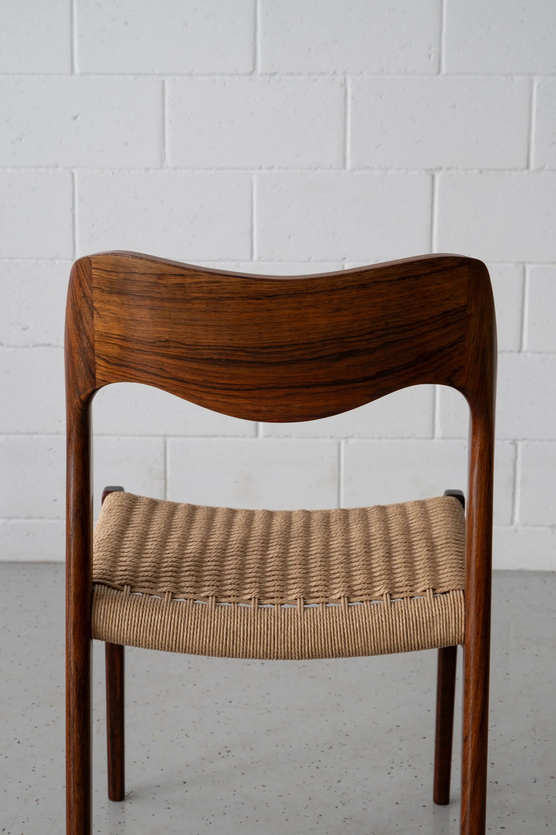 JL Møller dining chairs model 71, rosewood