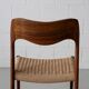 JL Møller dining chairs model 71, rosewood