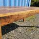 Rectangular teak dining table