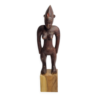 Senufo Statue in Carved Wood – Ivory Coast, Korhogo Region, 24 cm