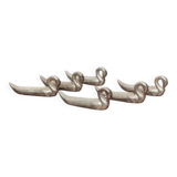 set of 6 swan knife rests
