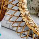 Rattan sun mirror