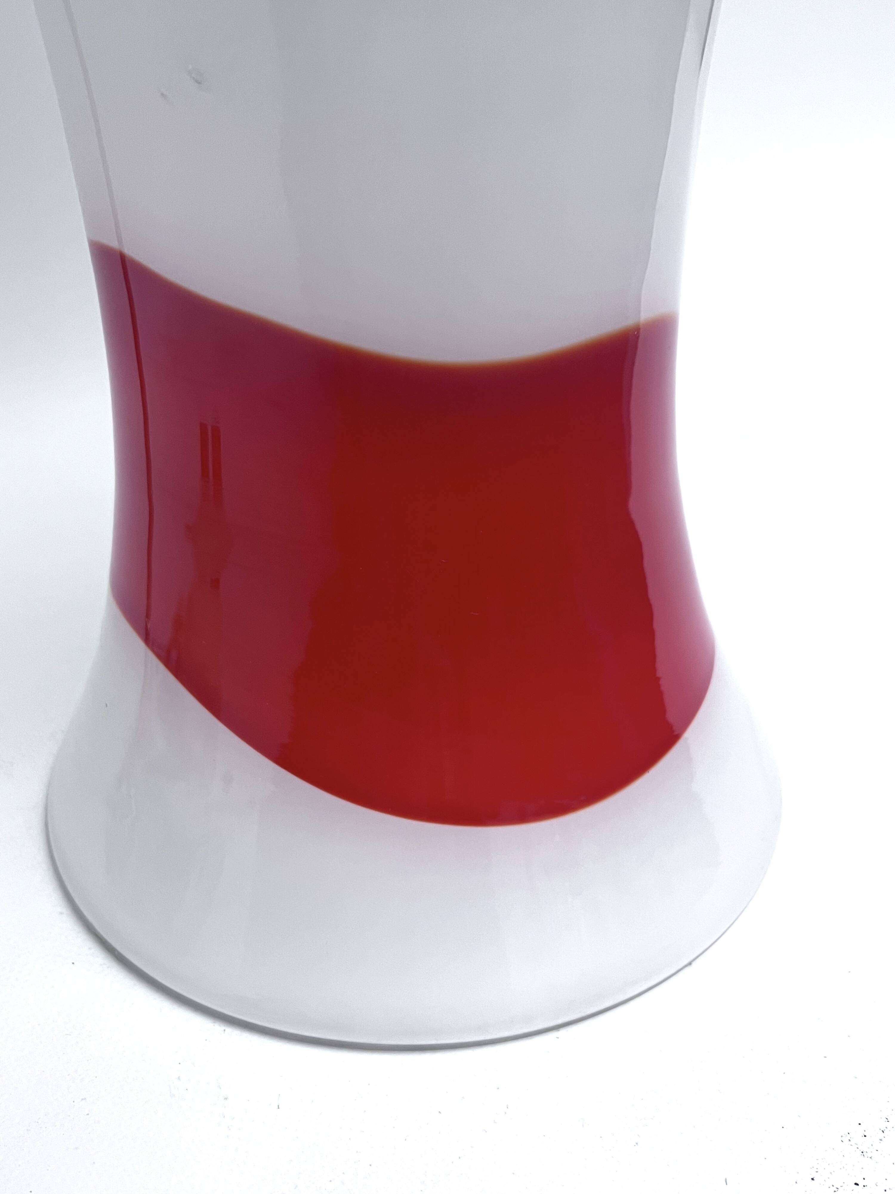 Space age Murano glass table lamp by Mazzega. Italy 1970s