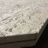 Italian travertine coffee table, mid-20th century 1970