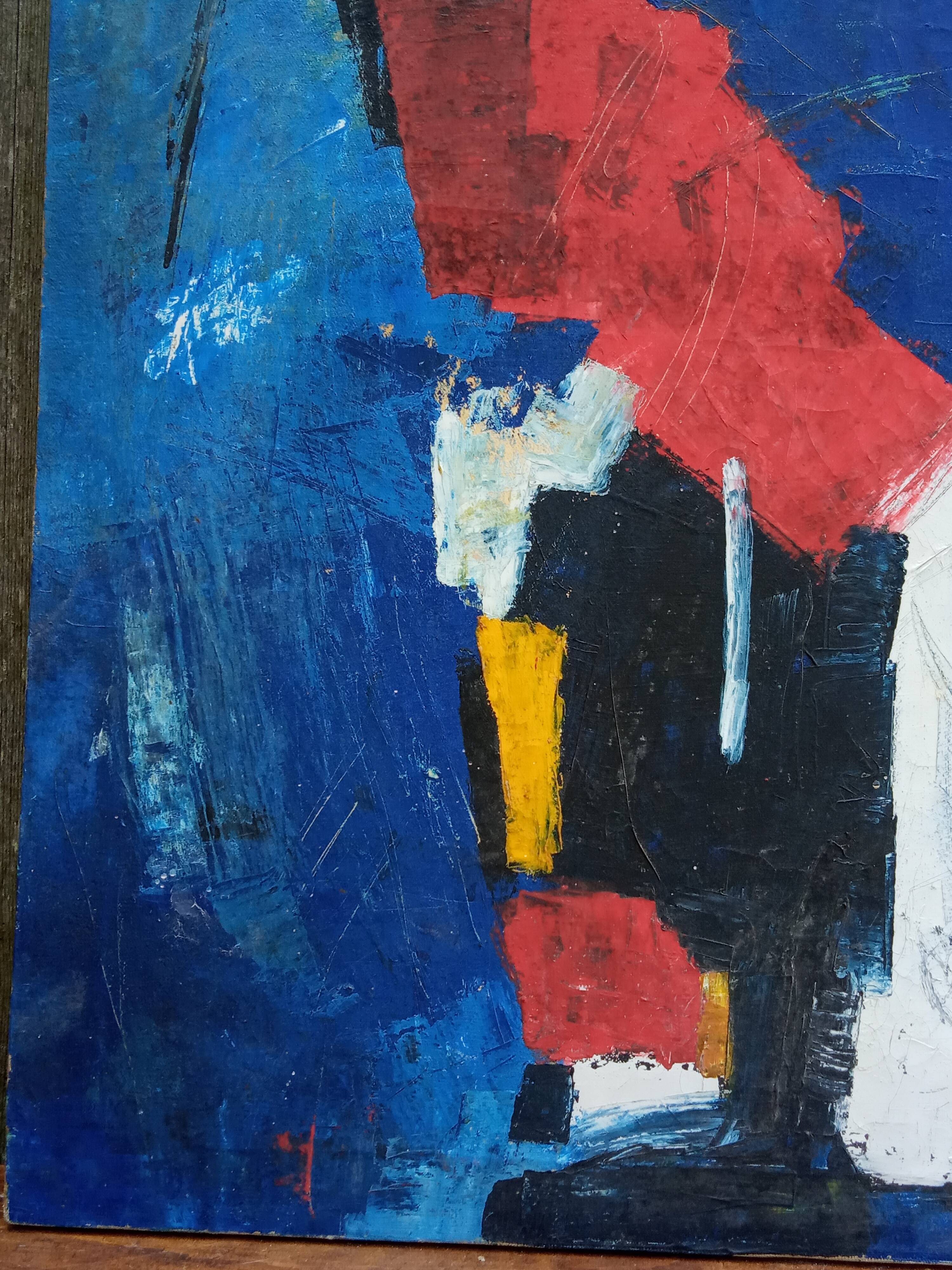 Abstract painting on canvas 65×81 cm