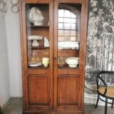 Display cabinet, oak bookcase from the 20s
