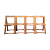 Set of 4 folding chairs
