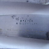 12 old large table knives