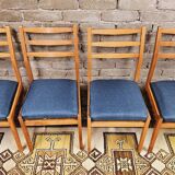 4 Scandinavian chairs, 1960