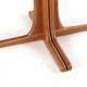 Table à manger ronde extensible 2x 'Hune' - teck massif - design danois