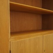 Ash wood bookcase, Danish design, 1960s, designer: Børge Mogensen
