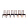 Set of 6 Scandinavian Teak "Lis" chairs by Niels Koefoed, Circa 1960