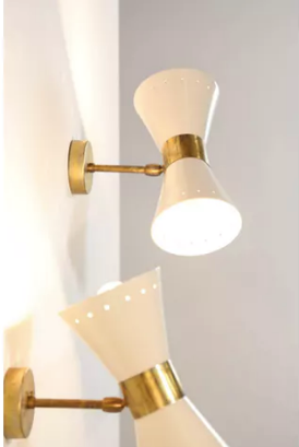 Wall lamps in the style of Italian creations of the 1950s