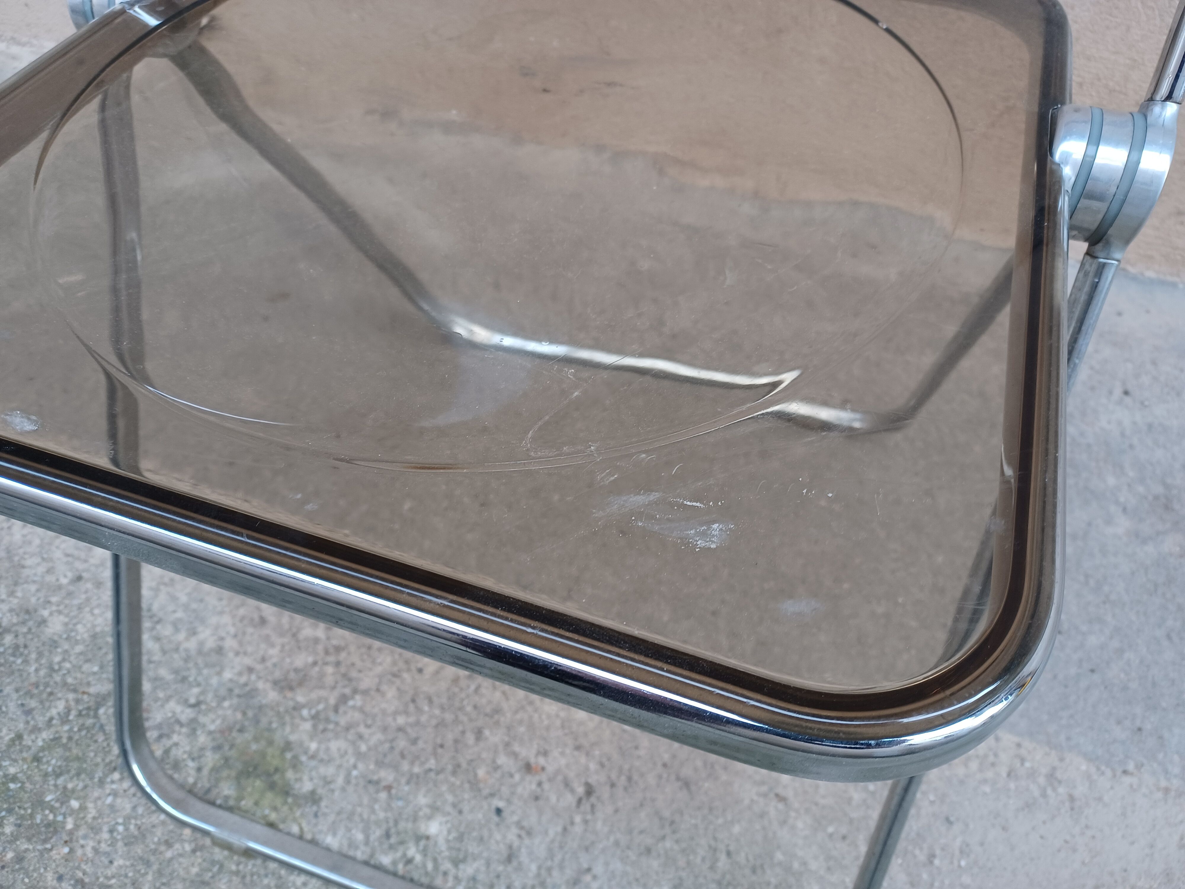 Plia chair by Giancarlo Piretti for Castelli, 1960