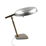 Oscar Torlasco, brass desk / table lamp, Prod. Lumi, circa 1960s