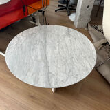 Table basse en marbre de Carrare socialite family