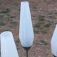 Vintage Lunel floor lamp with 3 golden metal tulips from the 1960s.
