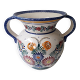 Large HB Henriot Quimper vase