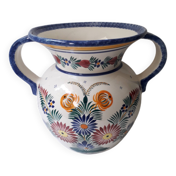 Grand vase HB Henriot Quimper