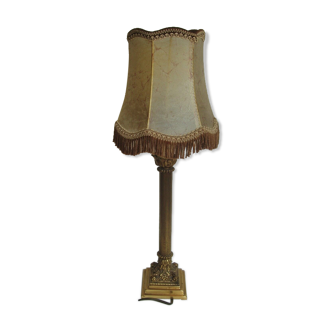 Stunning 1960s-style bronze lamp Empire/ Skin Abat day