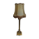 Stunning 1960s-style bronze lamp Empire/ Skin Abat day