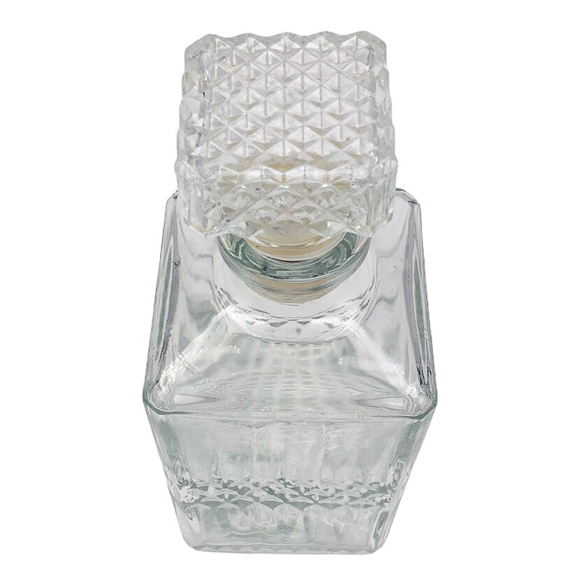 Vintage carafes chiseled glass