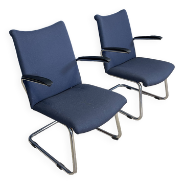 Paire de 2 fauteuils Cantilever par Toon de Wit