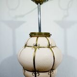 Pink Blown Glass Pendant Light