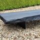 Table basse en bois brûlé Wabi sabi